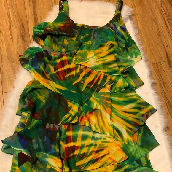 Calvin Klein Ruffle Dress - Picture 2 of 5